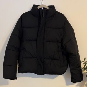 Fabletics Black Puffer Jacket